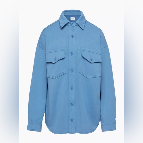 Aritzia Jackets & Blazers - Wilfred free terry fleece shirt jacket